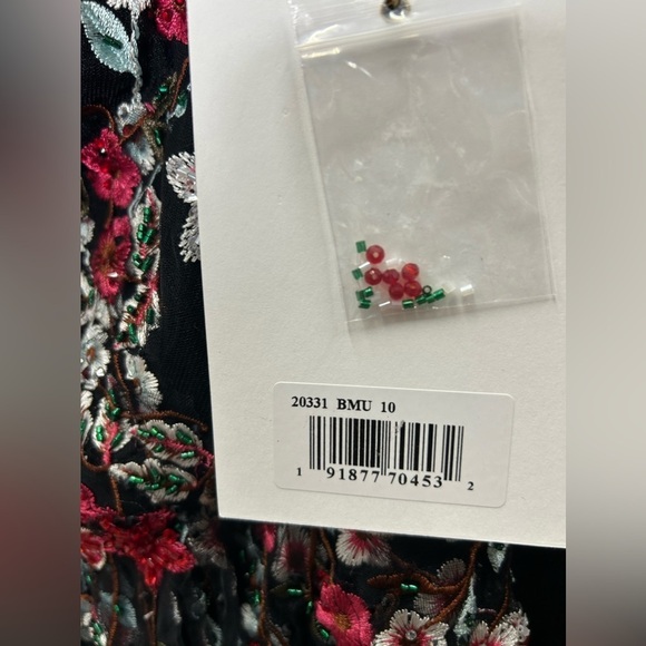 MAC DUGGAL 20331 NWT Embellished Ruffled One Shoulder A Line Gown - Picture 7 of 8